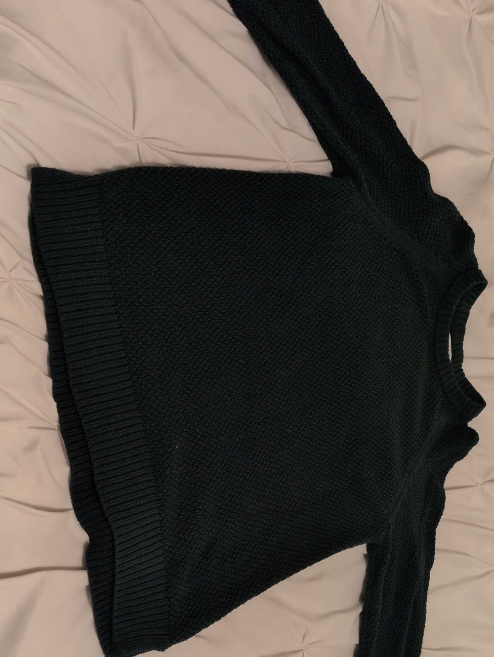 Old Navy Black Crew Neck Knit Sweater